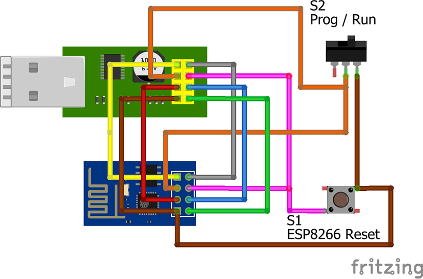 ESP8266 Firmware update circuit